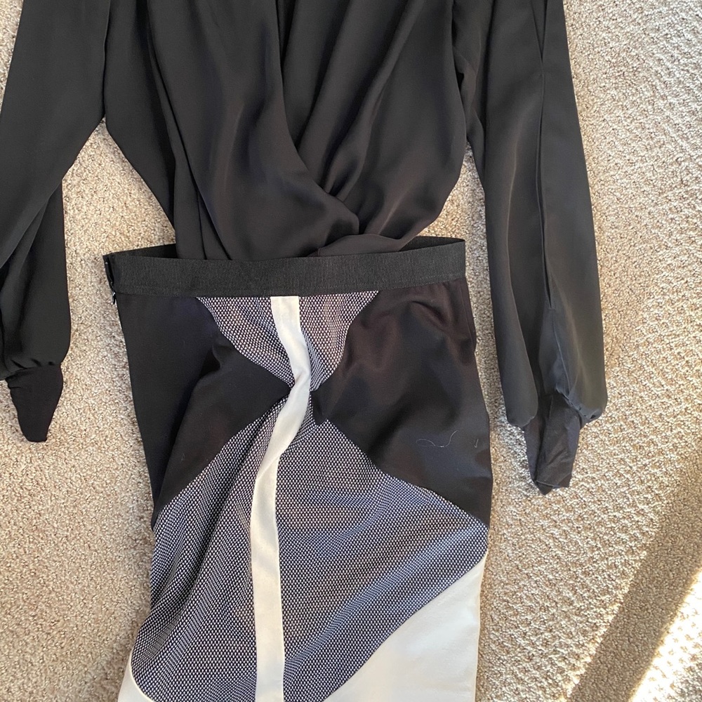 Ann Taylor Hot Graphic Skirt S 2P stretchy